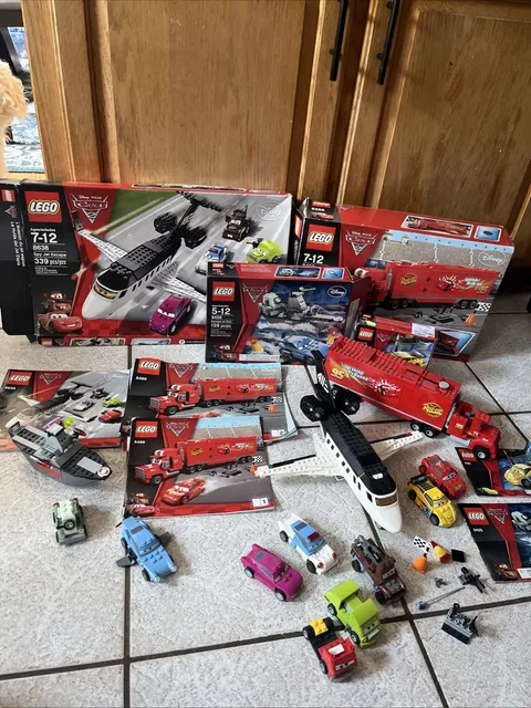 LEGO Cars: Mack's Truck (8486) Jet Escape (8638) Escape At Sea (8426) 9481 97%