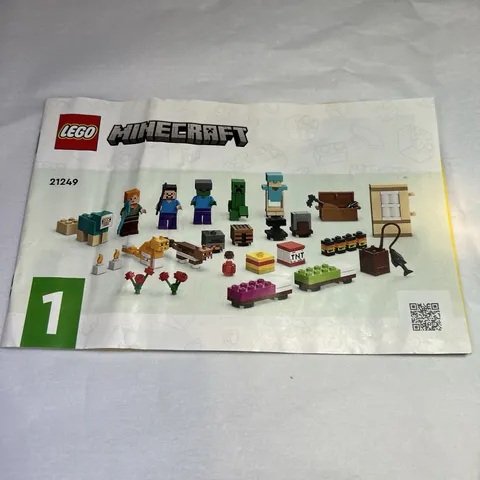 Lego Minecraft- The Crafting Box 4.0 21249 Manual #1 Only!