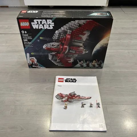 Lego Star Wars 75362 Ahsoka Tano’s T-6 Jedi Shuttle BOX & INSTRUCTIONS ONLY