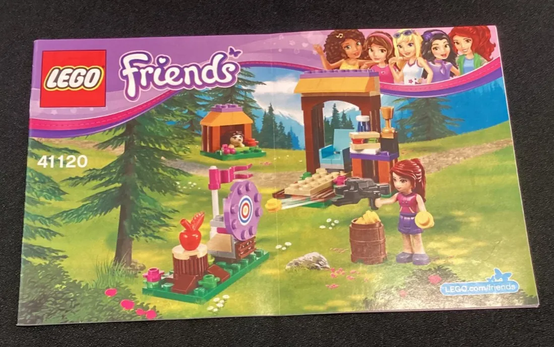 Lego Friends Instruction Manual Set 41120 Adventure Camp Archery 2016 Mia