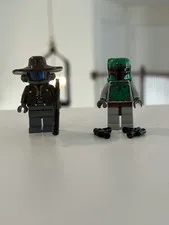 LEGO STAR WARS - Vintage Boba Fett & Cad Bane RARE mini-figures with blasters!