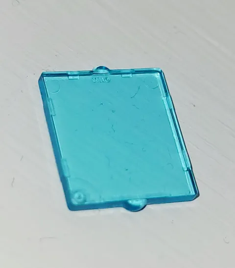 LEGO TRANS LIGHT BLUE 60601 Glass for Window 1x2x2 Flat Front ✳ qty 1