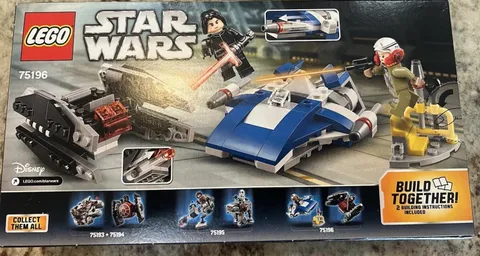 LEGO 75196 A-Wing vs. TIE Silencer Microfighters Star Wars NEW SEALED