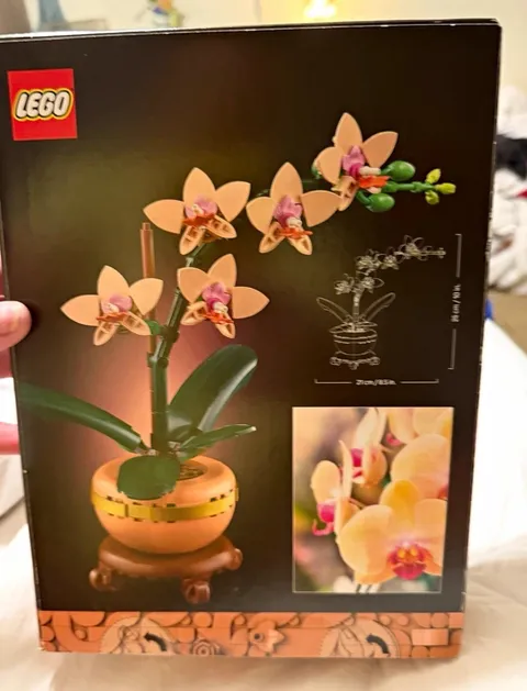 LEGO Botanicals Mini Orchid 10343 Complete Set 274 pcs 18+ 10 in Tall