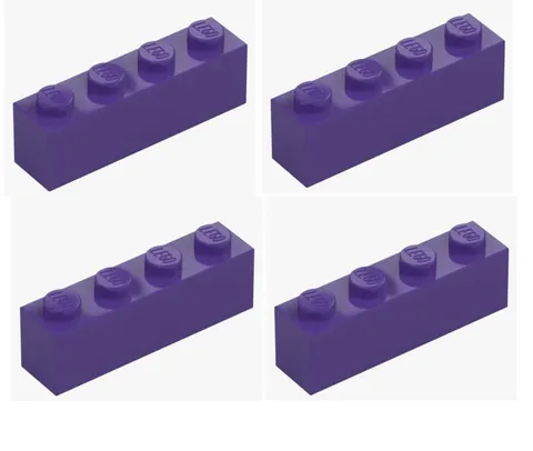 LEGO ® 4x brick 1x4 medium Lilac purple 3010 6185995 building block replacement brick New