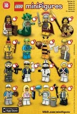 Lego 71001 Series 10 Collectible Minifigures Complete Set of 16