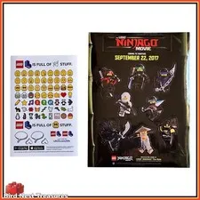 Lot of 2 LEGO STICKER SHEETS—Ninjago & LEGO LIFE Minifig, Both Complete NEW