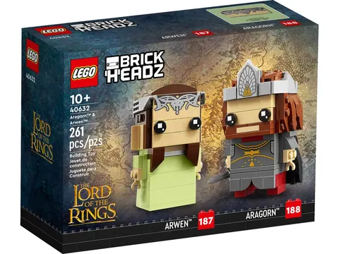 LEGO Brickheadz Lord of the Rings Aragorn & Arwen 40632