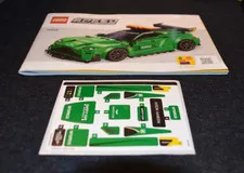 76925 INSTRUCTION BOOKLET & ORIGINAL STICKERS ONLY Set # 76925 ~ Lego Speed (B)