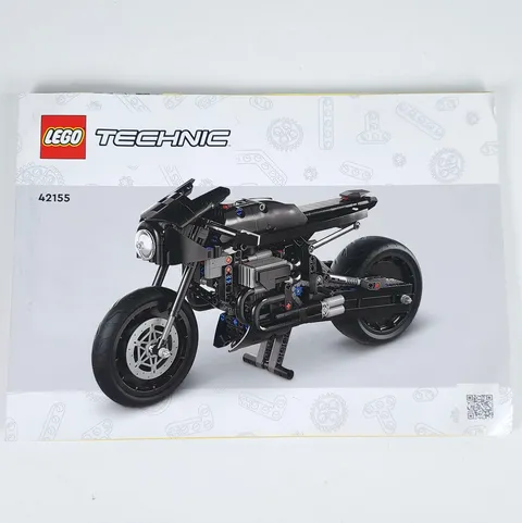 Lego Technic 42155 The Batman Batcycle Motorcycle Instruction Manual Only 2023