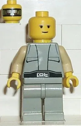 LEGO® Minifigure Star Wars sw0049 Lobot (Yellow Head)