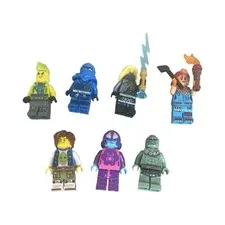 Assorted Ninjago Minifigure Lot of 7