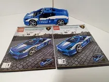 LEGO Racers Lamborghini Gallardo Polizia 8214 Retired LEGO set With Manuals