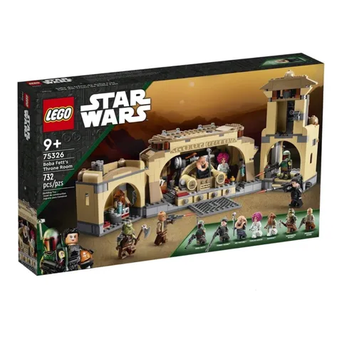 LEGO 75326 Star Wars Boba Fett's Throne Room NEW Sealed Retired Safe Shipping