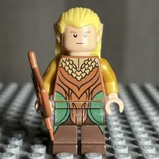 LEGO LORD OF THE RINGS HOBBIT Legolas Greenleaf Minifigure Lor035 - 2K
