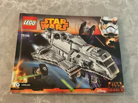 Lego 75106 Star Wars Rebels Instruction Manual ONLY Imperial Assault Carrier