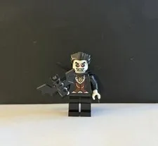 LEGO Dracula Vampire minifigure custom pad printed