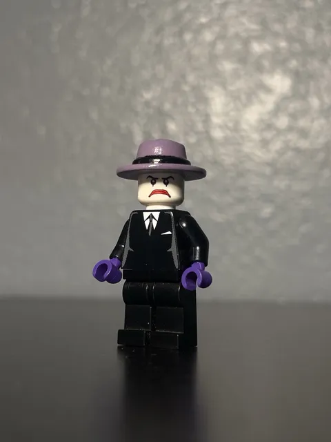 LEGO Batman Custom Pad Printed Joker Henchman Custom Resin Painted Hat 2006