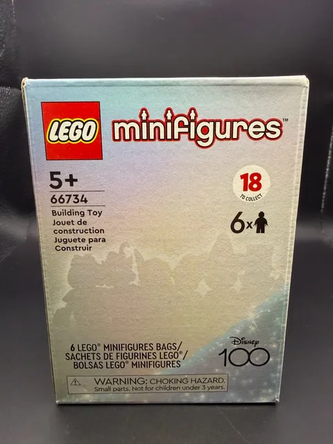 LEGO Minifigures Disney 100 6-Pack Box 66734 Sealed NISB Collectible CMF