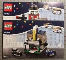 LEGO Instruction Manual Lot of 2 – 40180 & 40182 – TRU Exclusives – Good