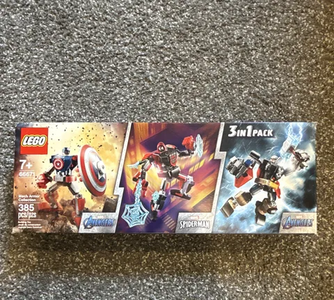 LEGO Super Heroes: Mech Armor Collection (66671) 3 in 1 Pack SEALED Brand New!