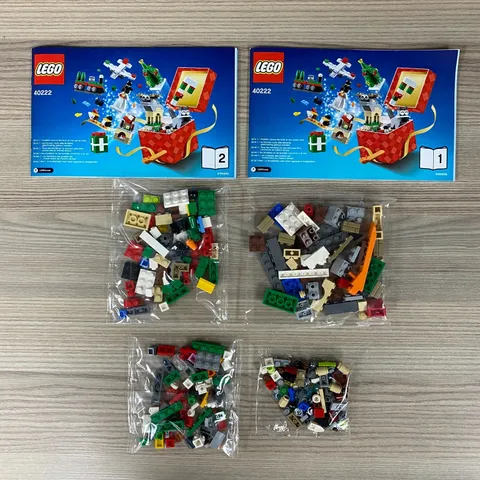 GENUINE LEGO HOLIDAY COUNTDOWN CALENDAR SET 40222 COMPLETE WITH NO BOX