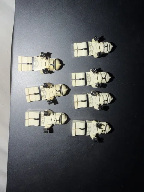 Lego Star Wars Original Phase 1 Clone Troopers  (SW0058) x7