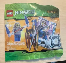 NEW LEGO Ninjago Kendo Jay Booster Pack Golden Weapon & Lightning Spinner Crown