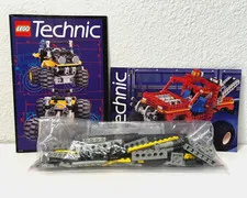 Vintage LEGO Technic 8816 Off Road Rambler Manual Assorted Parts 163 Pc Lot 1994