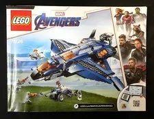Lego AVENGERS INSTRUCTION GUIDE Manual MARVEL 76126
