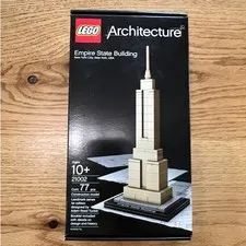 LEGO Architecture Empire State Building Tan Landmark Series 21002 77pcs OS