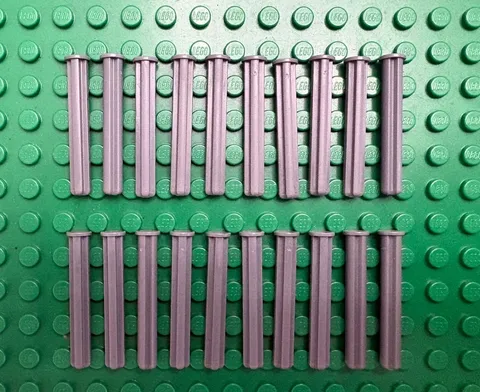 LEGO 20-piece Dark Bluish Gray Technic, Axle 4L with Stop FREE SHIPPING