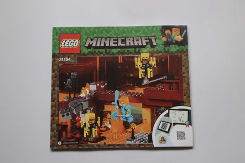 LEGO® Minecraft® 21154 The Blaze Bridge Instruction Manual Only!