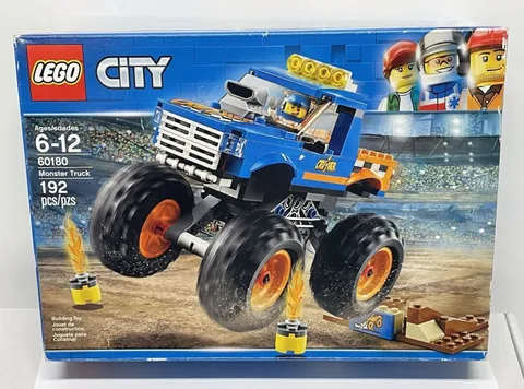 LEGO Monster Truck - City 60180 - New Factory Sealed 2018 Building Toy 192 Pcs