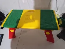 Vintage Lego Lap Portable Table With Folding Legs