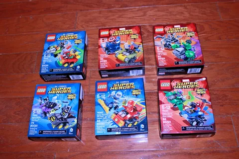 Lego Mighty Micros Lot 76061, 76062, 76063, 76064, 76065, 76066 - New, Sealed!