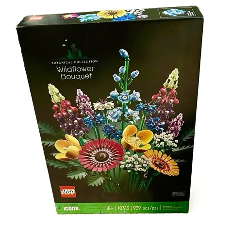 LEGO Icons Botanical Collection Wildflower Bouquet 10313 Building Set 939 Pcs