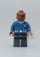LEGO Nick Fury minifigure 76004 Ultimate Spiderman black