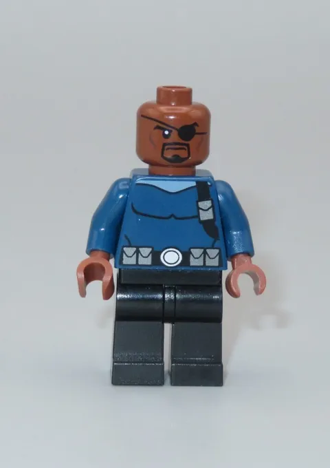 LEGO Nick Fury minifigure 76004 Ultimate Spiderman black