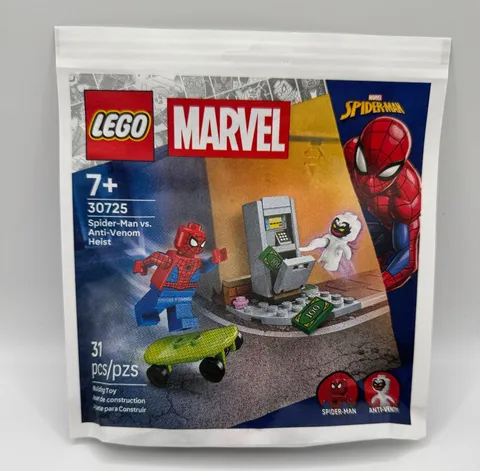 New-Sealed 2026 Lego Marvel 30725 Spider-Man vs. Anti-Venom Heist Paperbag Set