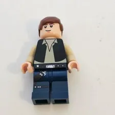 LEGO Star Wars Episode 4 Han Solo Black Vest Minifigure sw0334 Set 7965