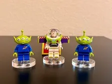 LEGO 2010 Toy Story Buzz Lightyear (toy004) & Alien x2 Retired Excellent Cond. 