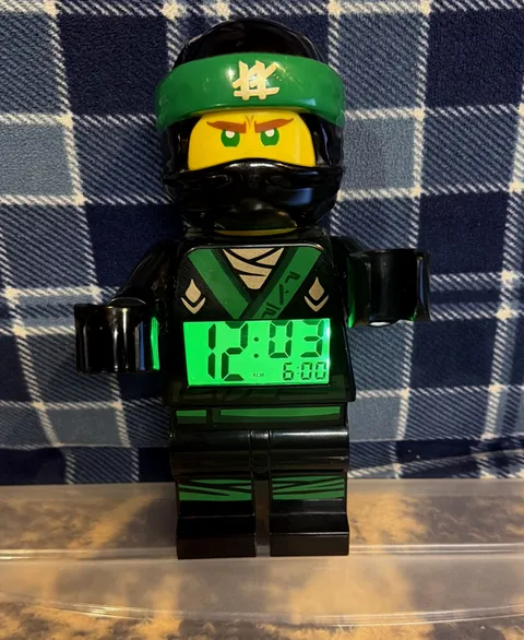 LEGO Ninjago Lloyd Miniature 9" Digital Alarm Clock-Tested & Works Great!