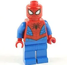 LEGO®  Marvel Spiderman Red Blue Minifigure™ Black Spider Logo  sh0546 sh546