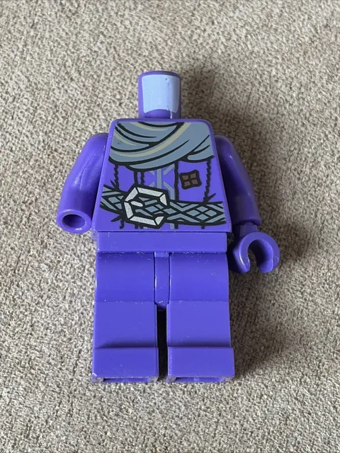 LEGO Minifigure Ori the Dwarf Torso and Legs Dark Purple 
