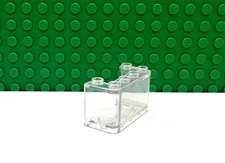 Lego 1 Trans Clear 2x4x2 Vertical Windscreen Windshield NEW