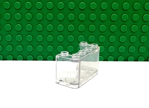 Lego 1 Trans Clear 2x4x2 Vertical Windscreen Windshield NEW