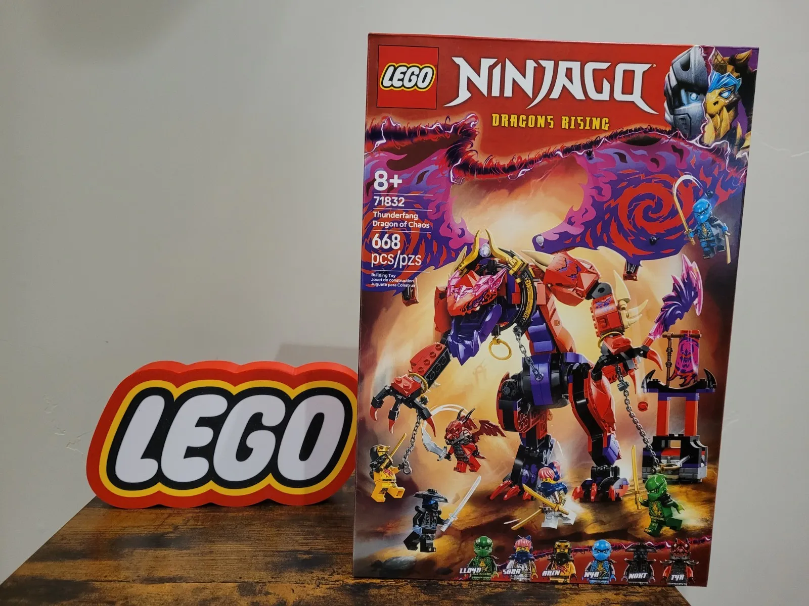 LEGO #71832 NEW SEALED NINJAGQ  THUNDERFANG DRAGON OF CHAOS FREE SHIP LOWER 48 