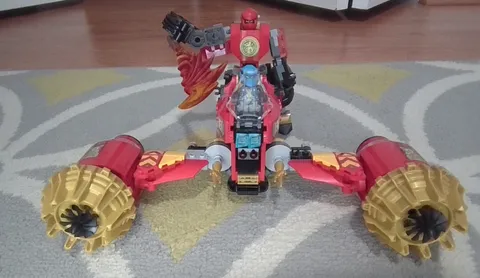 LEGO NINJAGO: Kai's Mech Storm Rider (71830) with Kai minifigure and Nya minifig