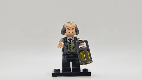 LEGO minifigure Argus Filch hp140 Harry Potter 75953 Whomping Willow